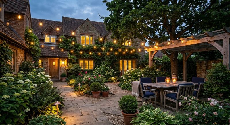 Garden Lighting Installation in Heber City, UT